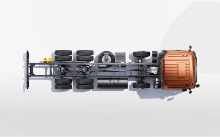 រូបថតត្រាក់រៀបពណ៌ទឹកក្រូចមើលពីលើ