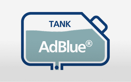AdBlue® အထည်တိုက်တံဆိပ်ဒီဇိုင်း, အပြာရောင် tank ပုံရှိပါတယ်
